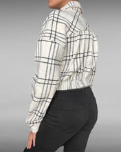 Load image into Gallery viewer, Plaid Cropped Jacket
