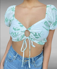 Load image into Gallery viewer, Puff Sleeve Crop Top
