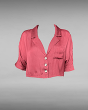 Load image into Gallery viewer, Marsala Crop Top
