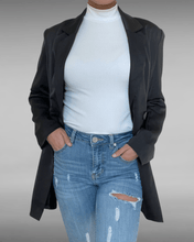Load image into Gallery viewer, Oversized Satin Blazer
