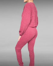 Load image into Gallery viewer, Ribbed Top and Jogger Pants Set
