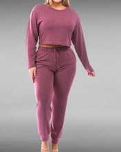 Load image into Gallery viewer, Crop and Jogger Pants Set
