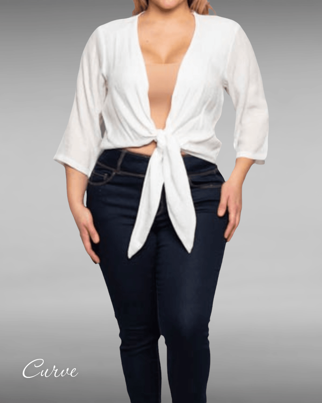 Luna Tie Front Top